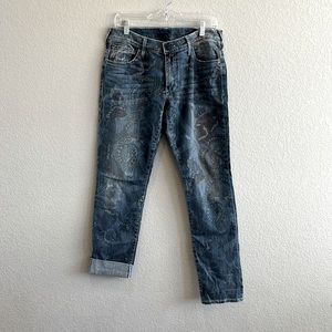 True Religion. Size 27. Great condition butterfly pattern